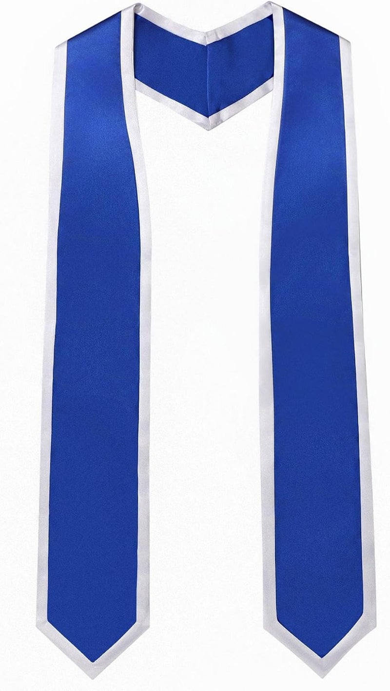 FtyFty Unisex Adult Graduation Honor Stole Classic End With Trim 72" Long - Image 1